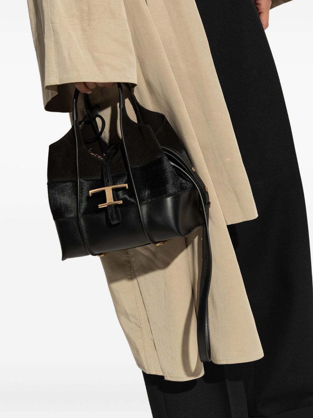 leather tote bag - 5