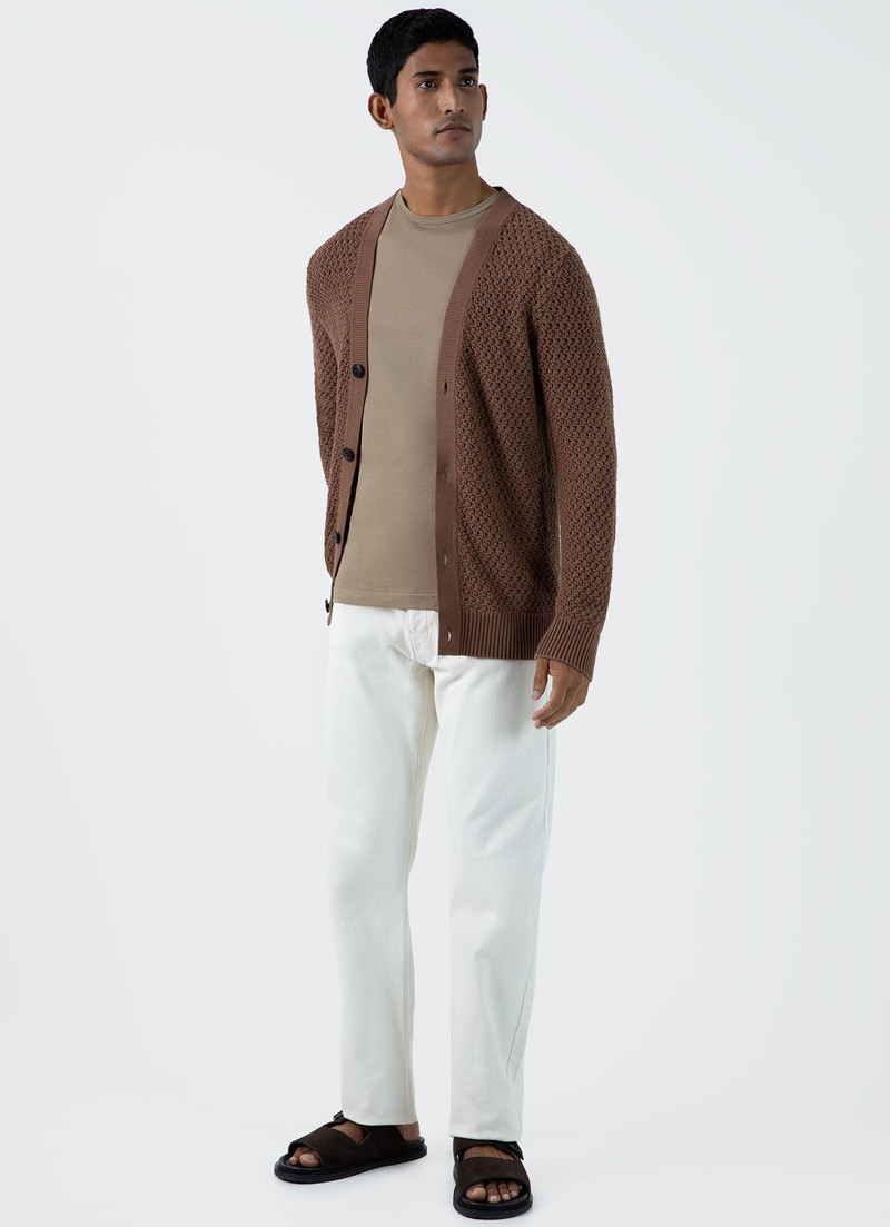 Sunspel Open Stitch Cardigan outlook