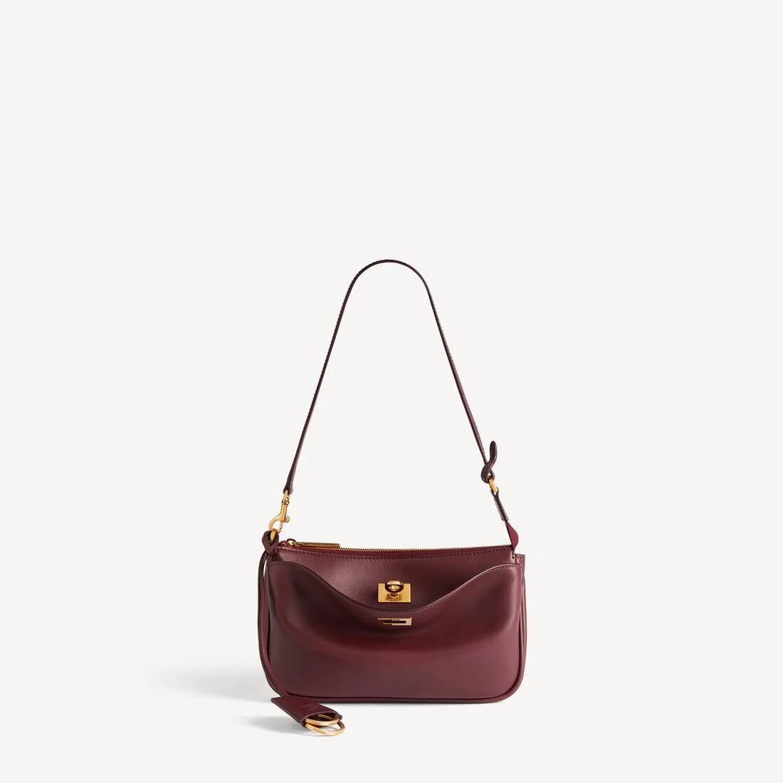 Women's Rodeo Sling Pochette in Dark Burgundy - 1