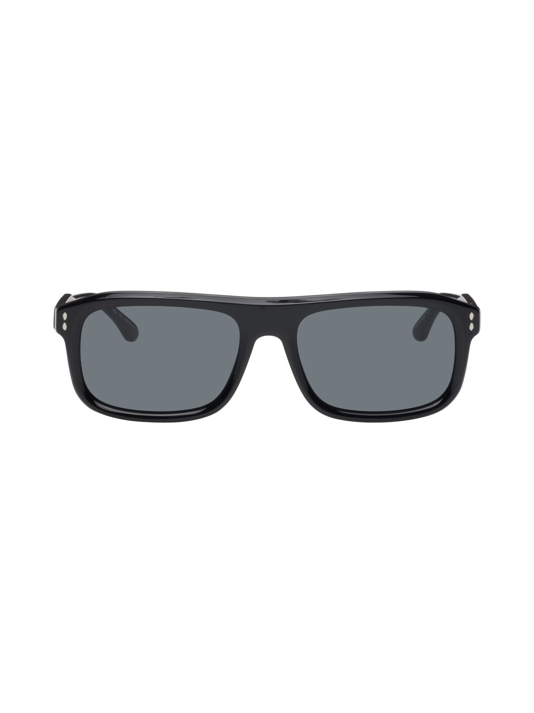Isabel Marant Black Rectangular Sunglasses | REVERSIBLE