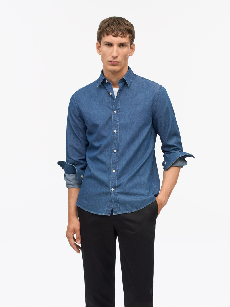 Spenser Cotton Indigo Shirt 2