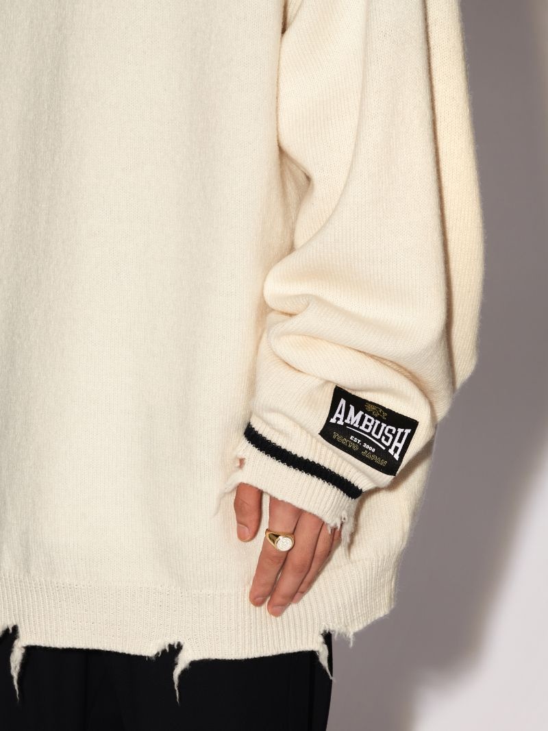 Rib Knit Crewneck - 5
