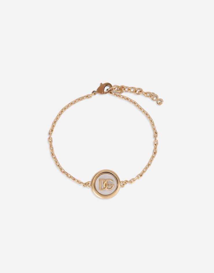 Bracelet with mother-of-pearl DG logo - 1