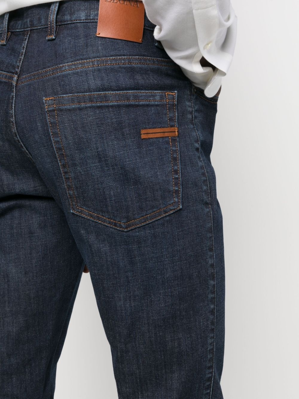 mid-rise slim-fit jeans - 9