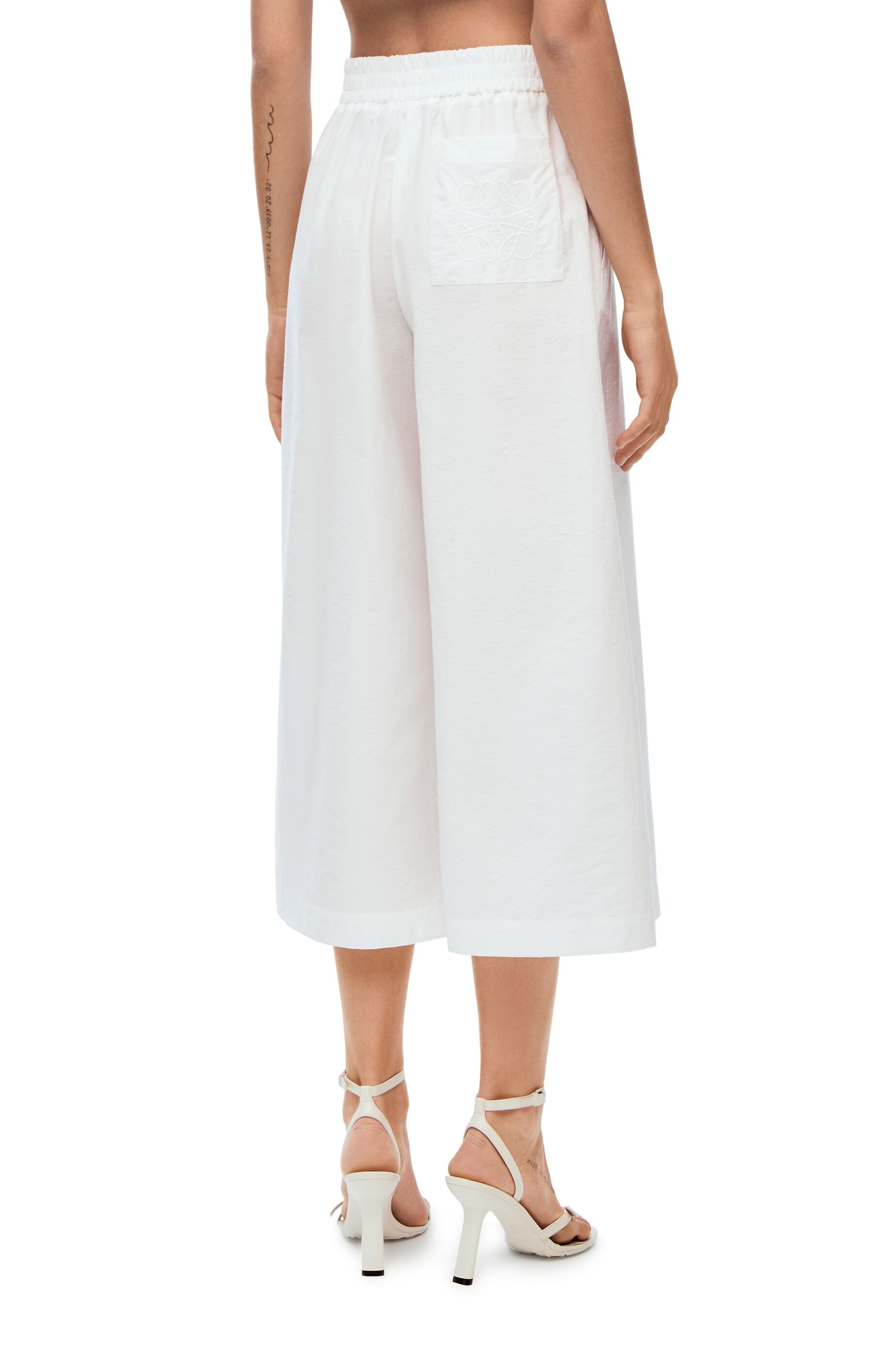 Cropped trousers in cotton - 4