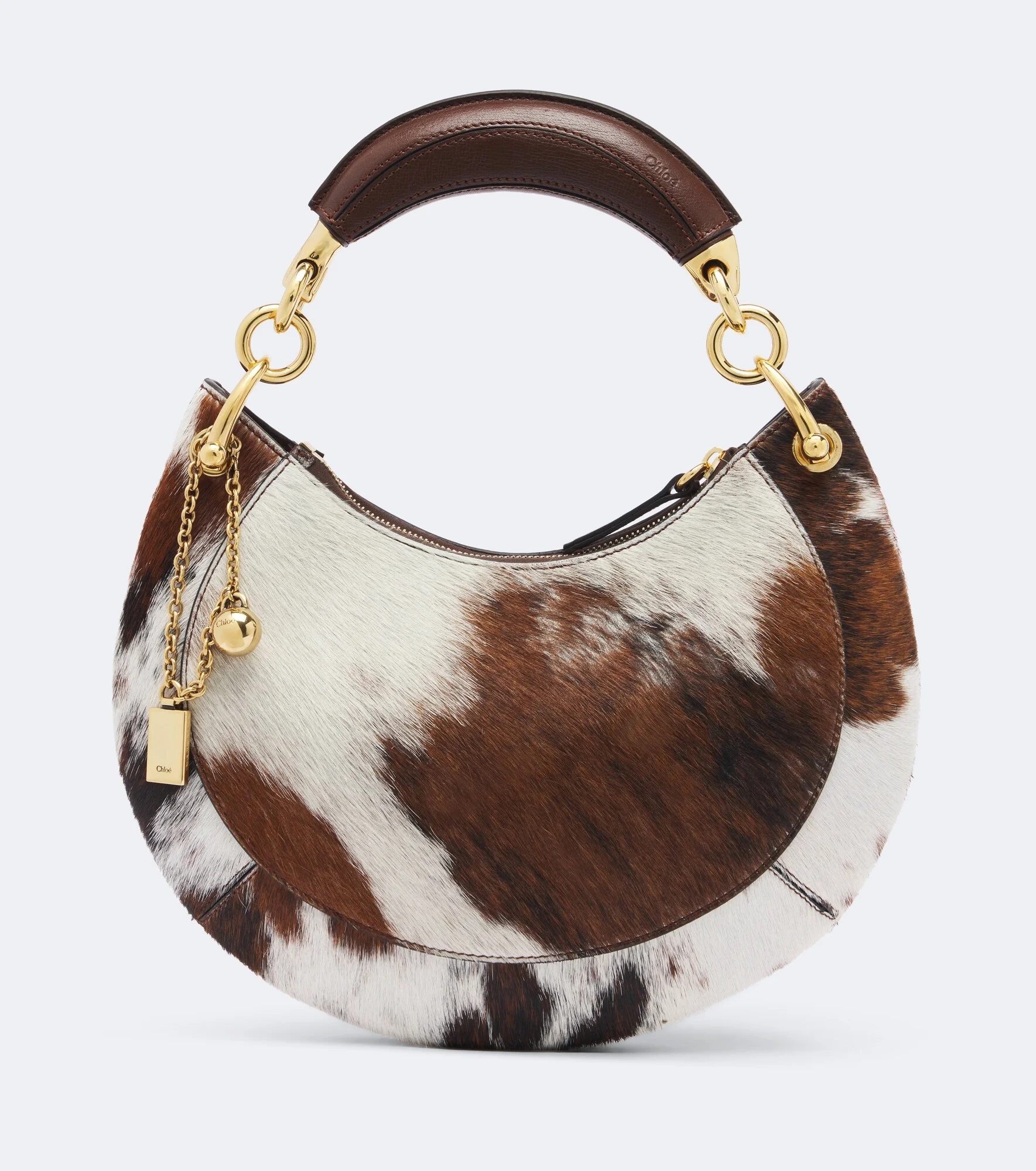 Chloé Banana Small calf hair top-handle bag - 1