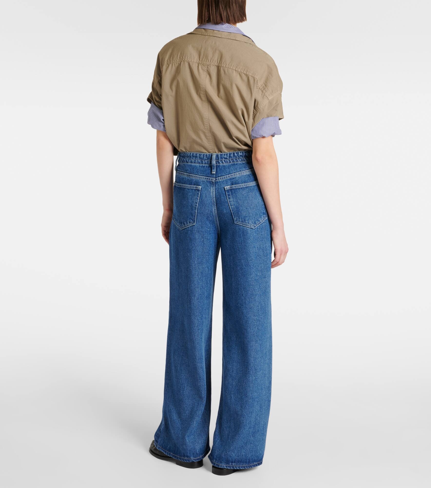 High-rise wide-leg jeans - 3