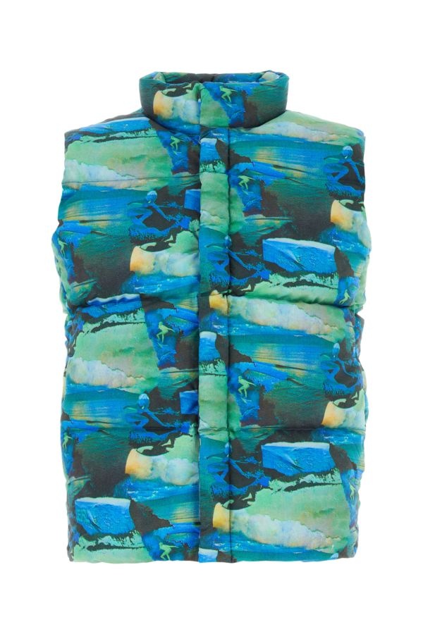 Printed cotton down jacket - 1