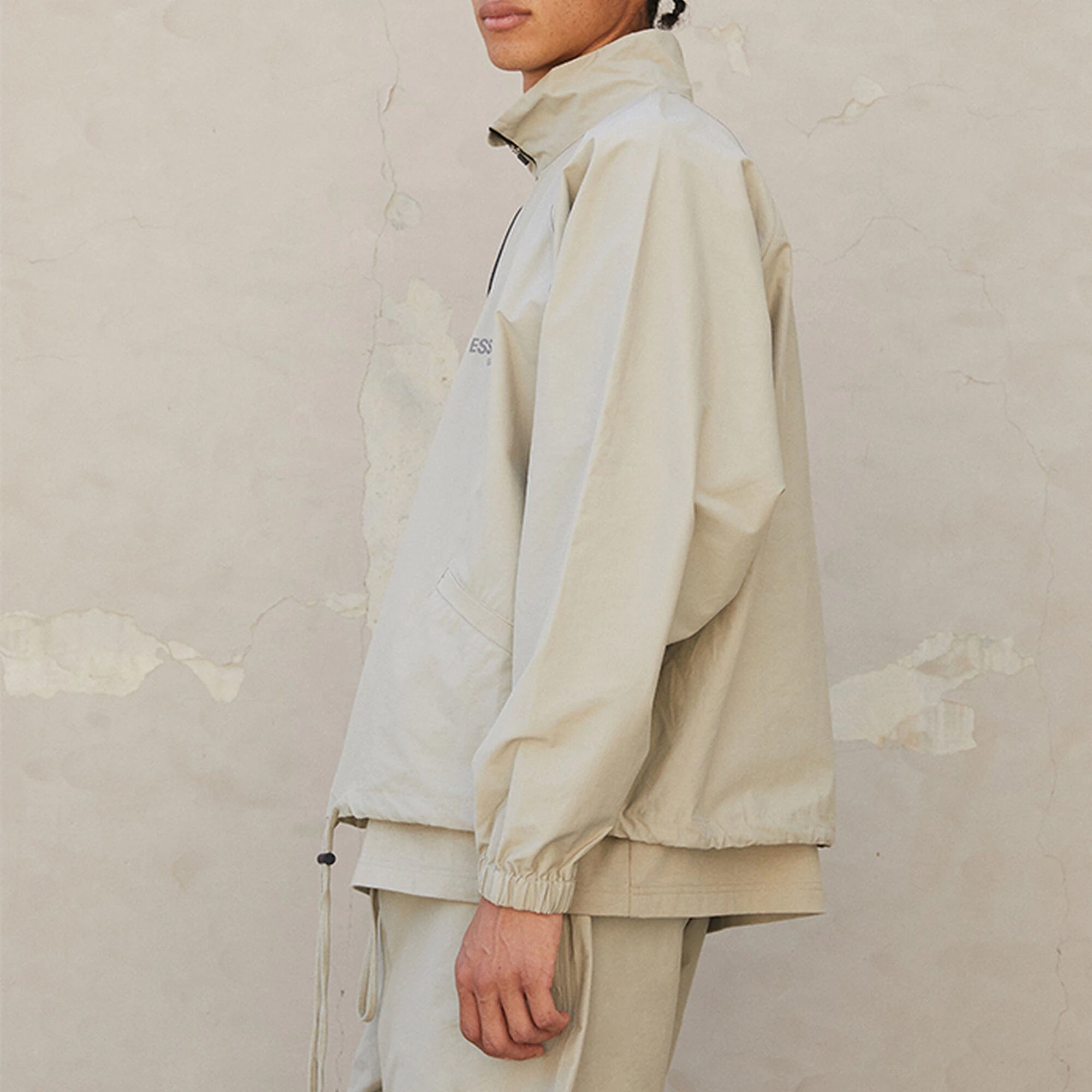 Fear of God Essentials FW21 Half Zip Track Jacket Pistachio FOG-FW21-016 - 5