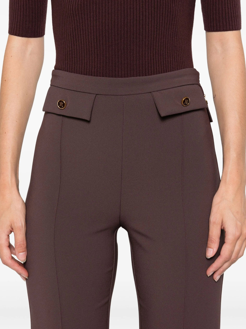 Elisabetta Franchi Button-detail Trousers 5