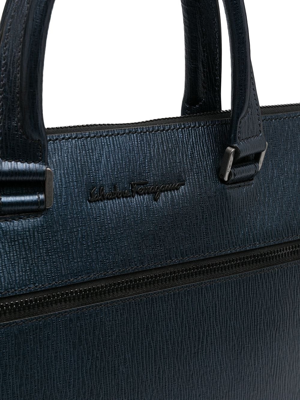 textured leather laptop case - 4