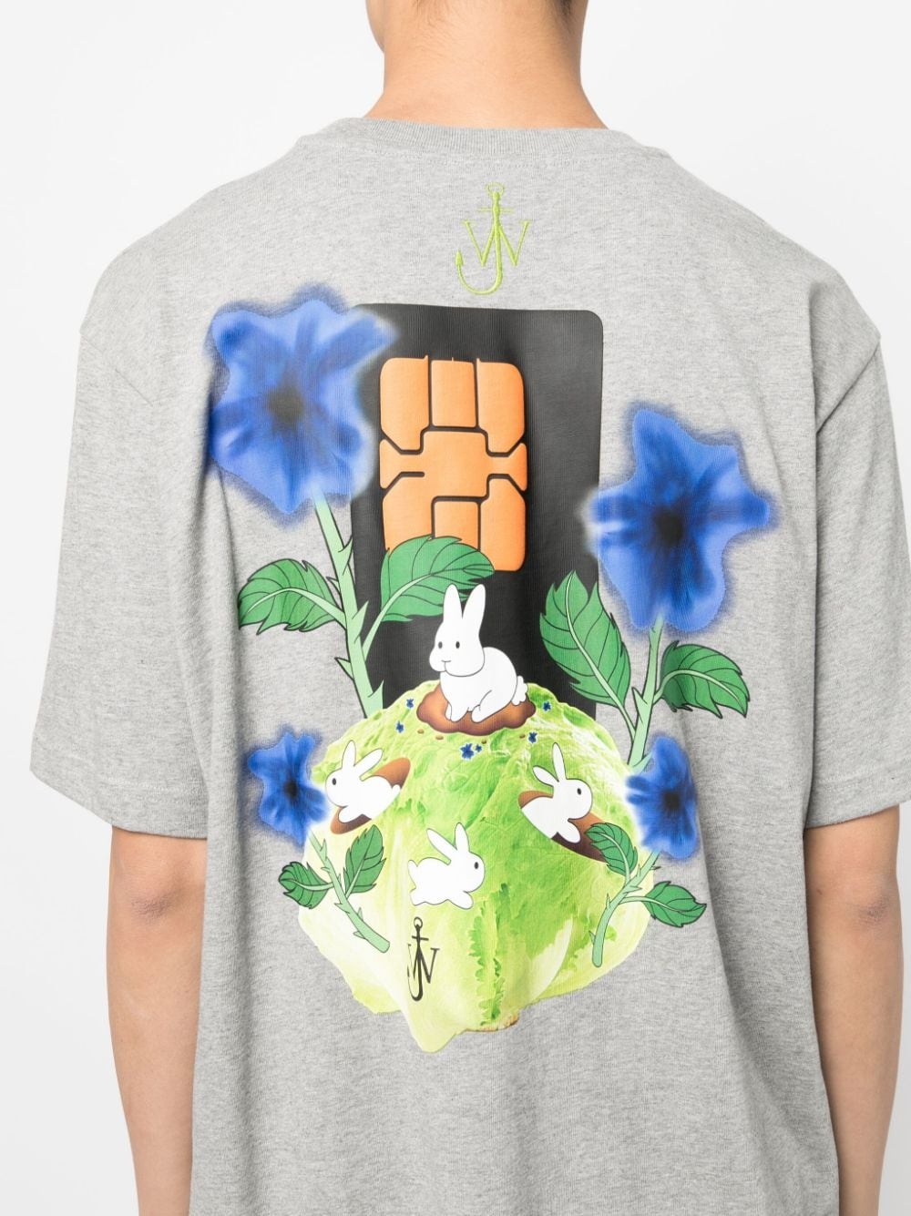 graphic-print organic cotton T-shirt - 5
