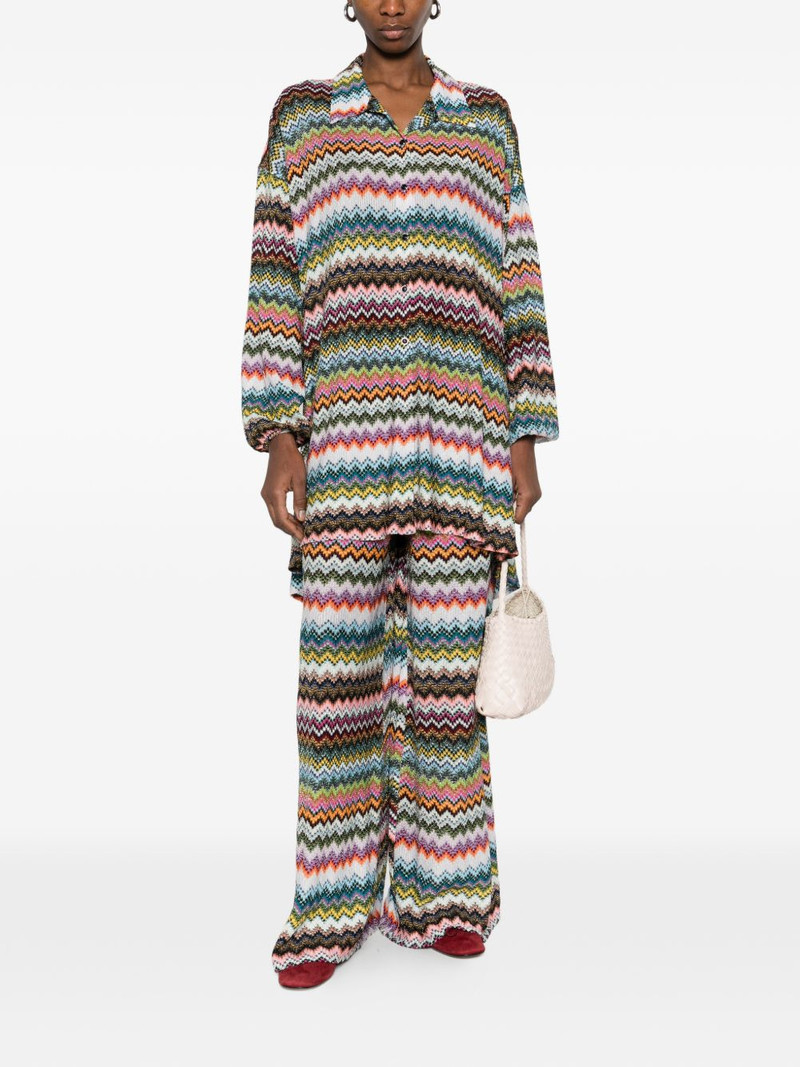 Missoni zigzag buttoned top outlook
