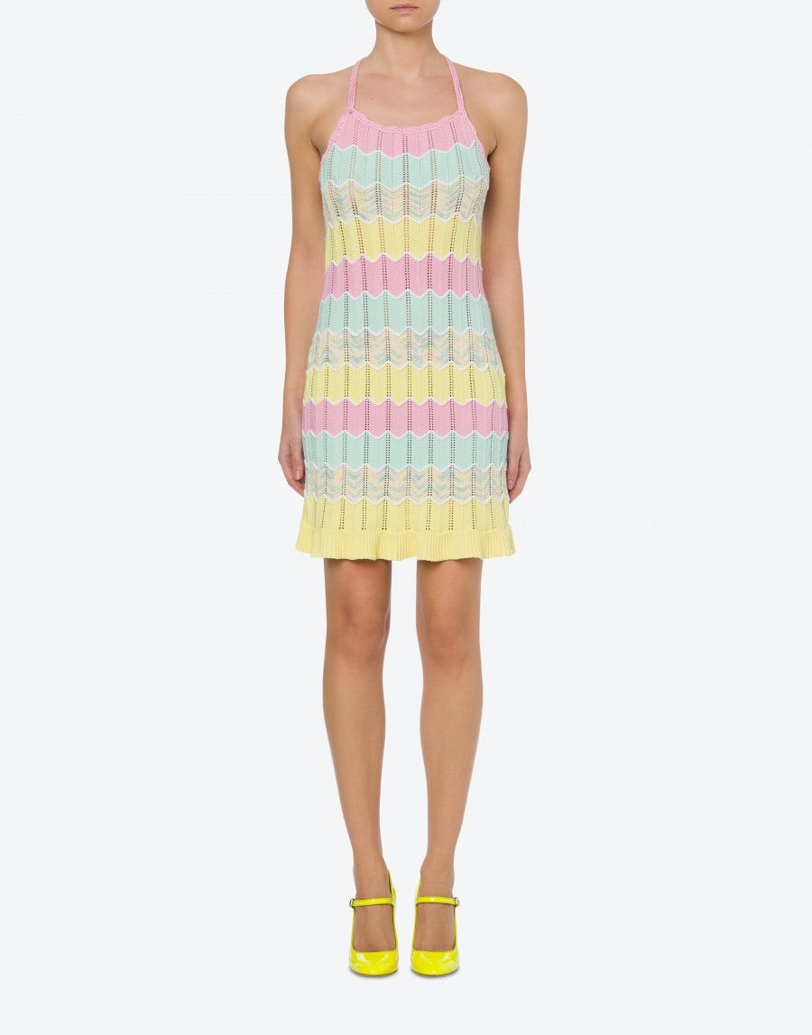 CHEVRON KNIT DRESS - 2
