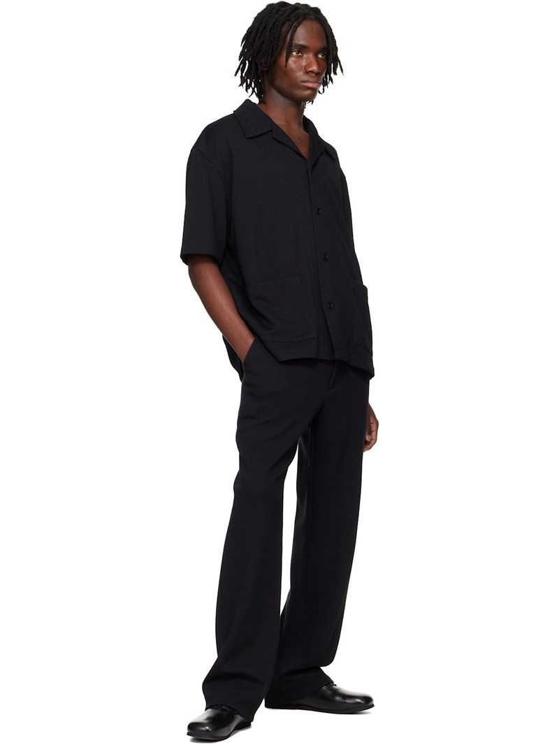 SOLID HOMME Black Four-Pocket Trousers outlook