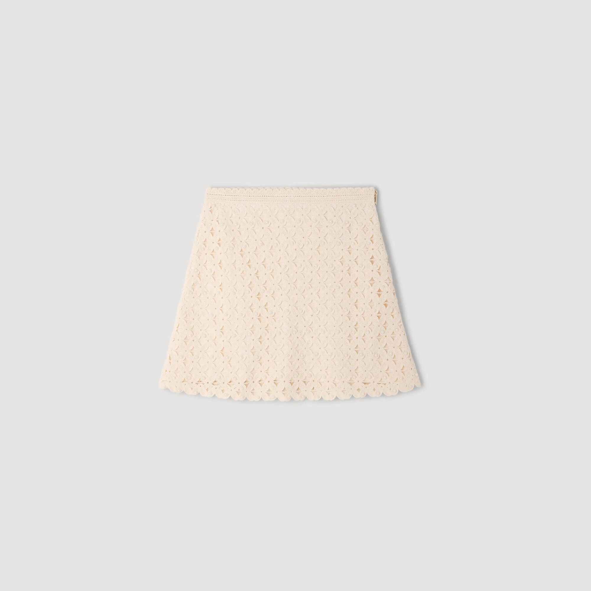 MINI BEADED CROCHET SKIRT - 1