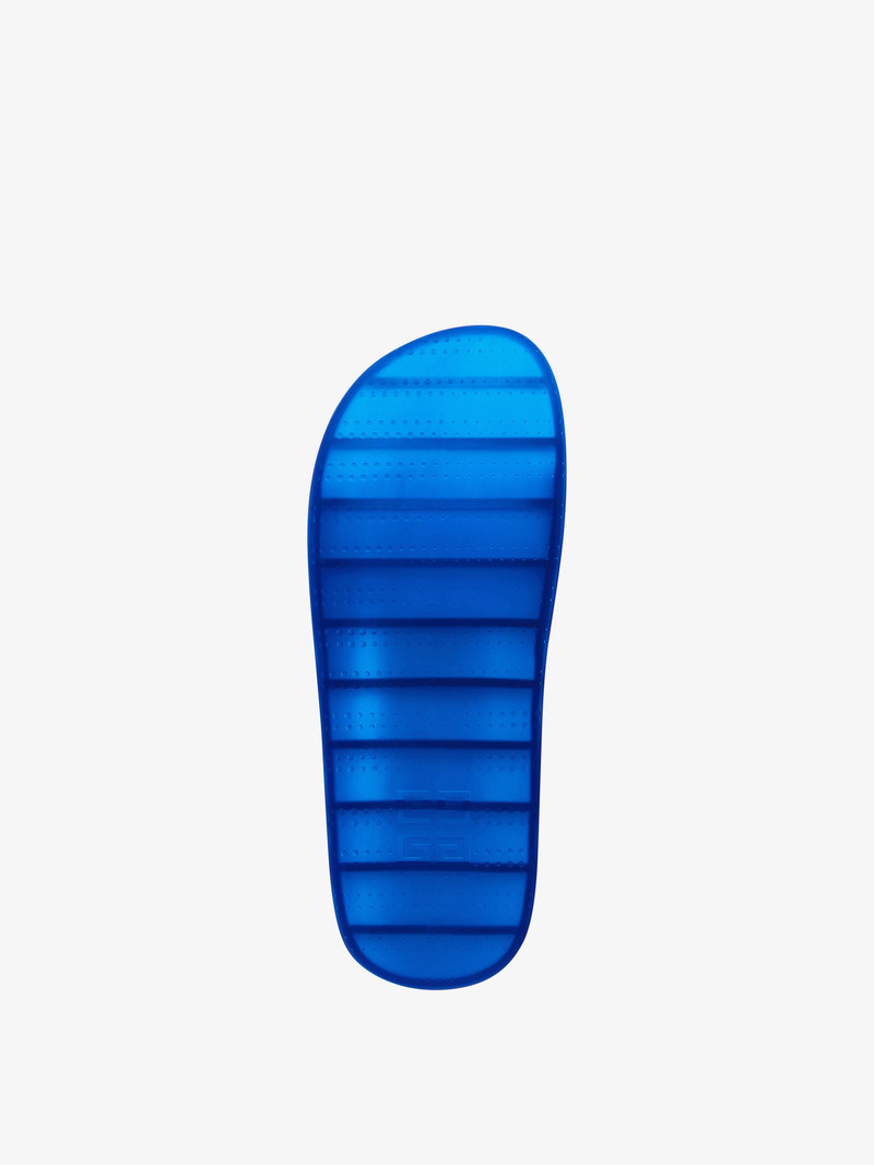 GIVENCHY PARIS FLAT SANDALS IN TRANSPARENT RUBBER 5