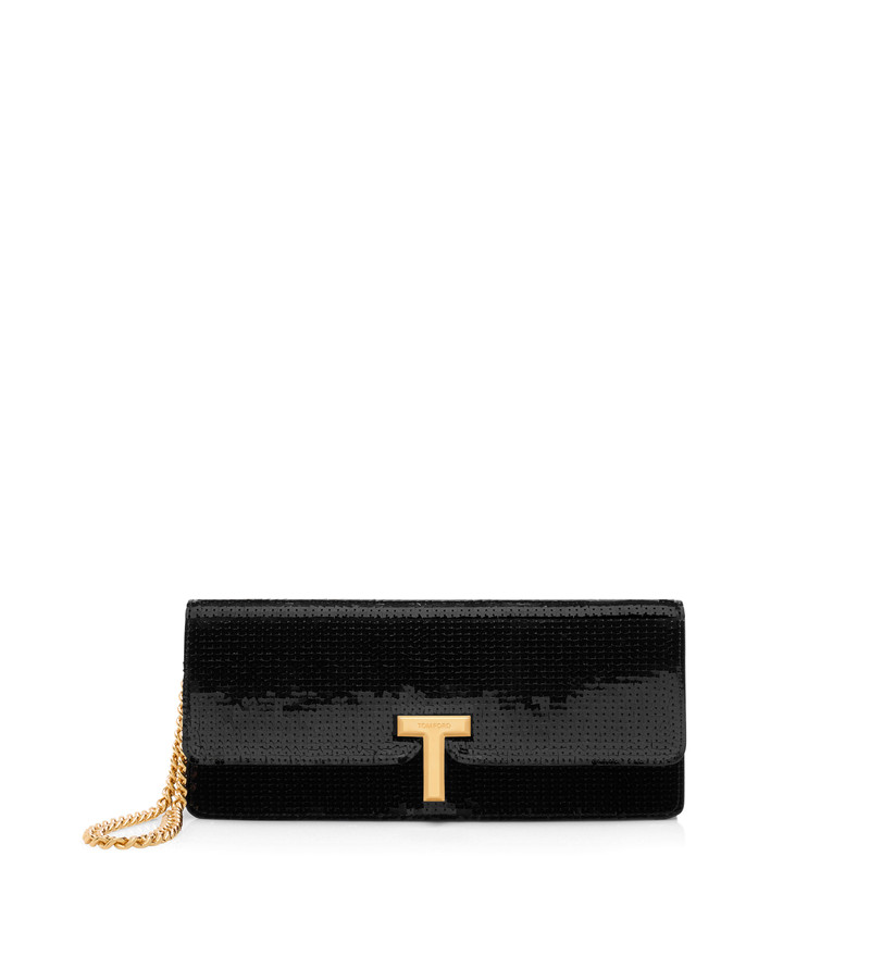 SEQUIN EMBROIDERY WALLIS CLUTCH 1