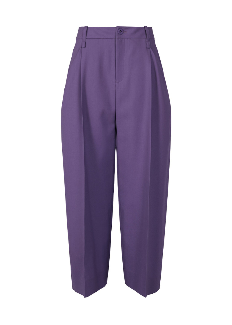 BELTED WOOL PANTS 1