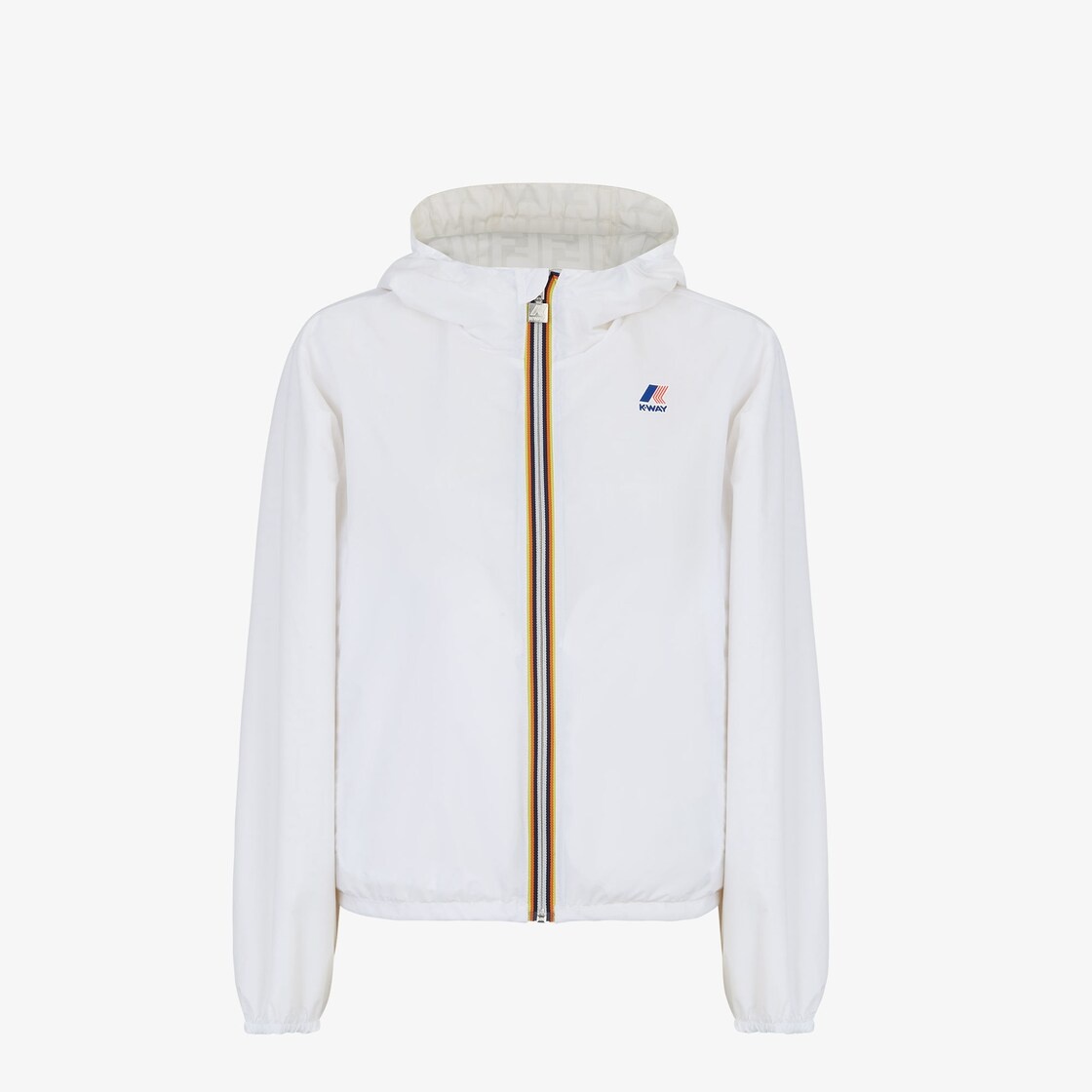 White nylon FENDI x K-Way® jacket - 4
