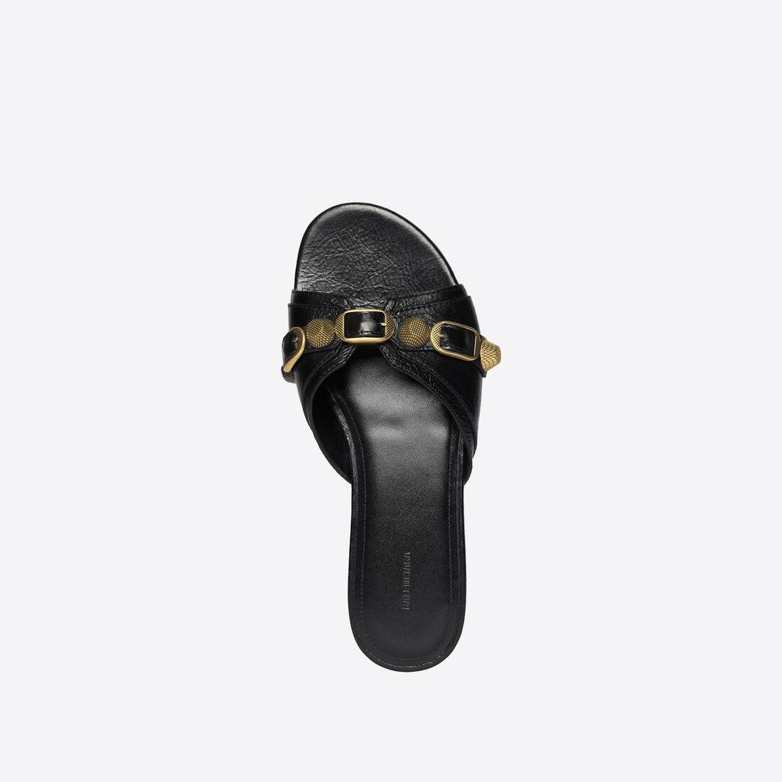 Women's Cagole Sandal in Black - 5