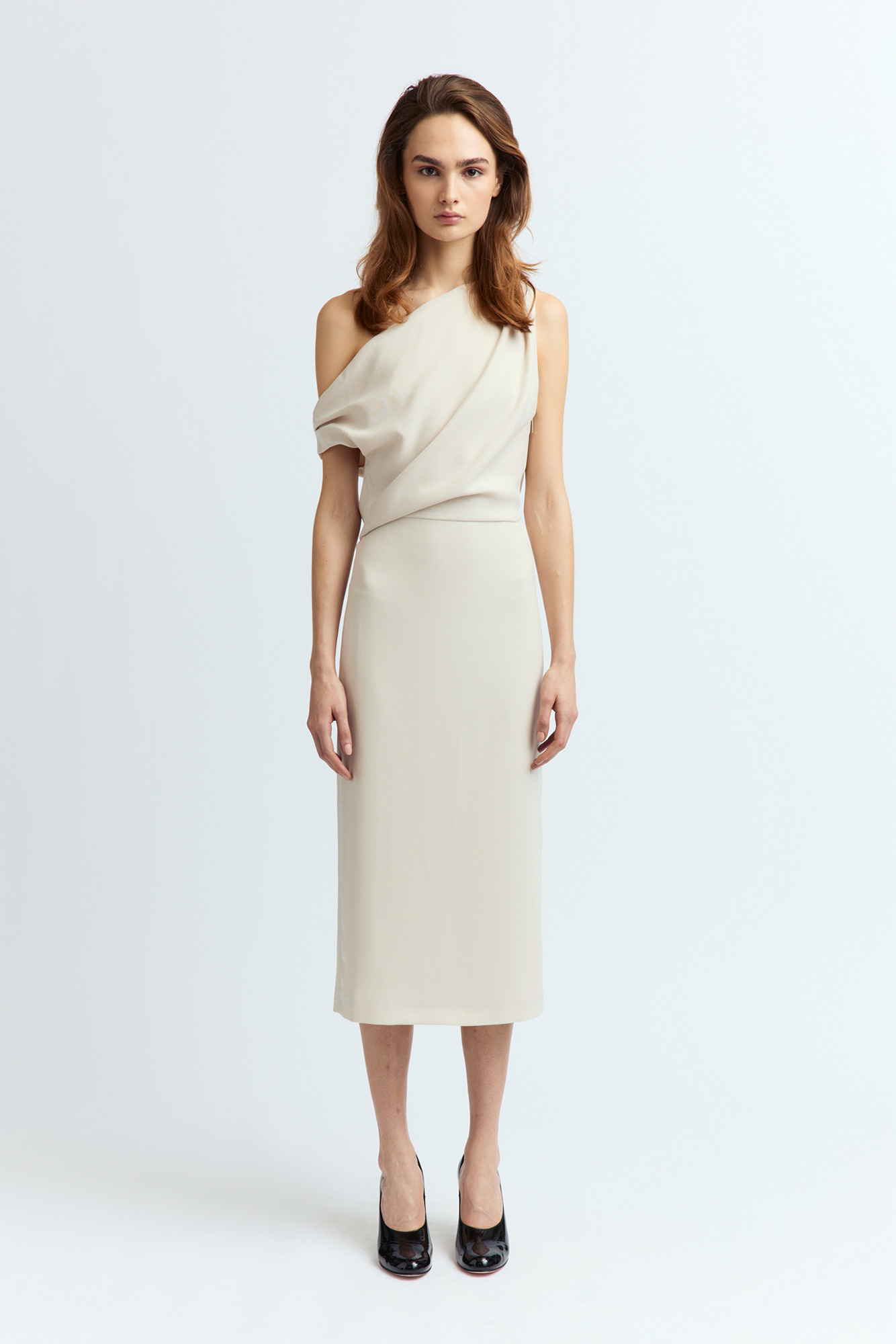 KIRA MIDI DRESS IN CREPE - 1