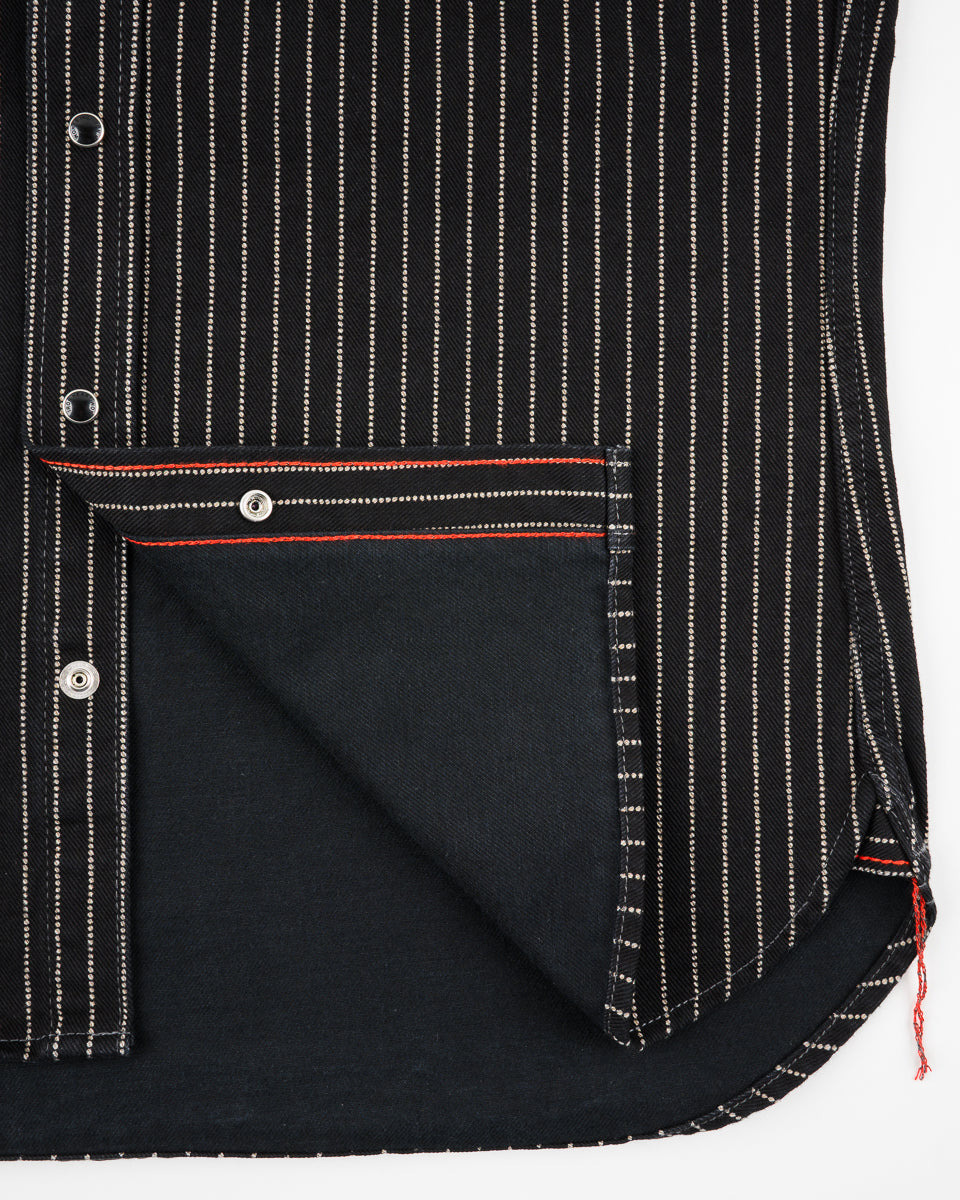 IHSH-62-BLK 12oz Wabash Western Shirt - Black - 16