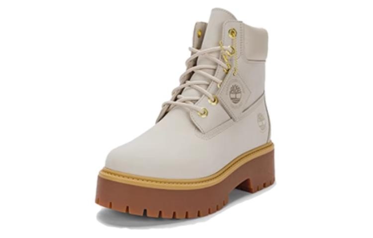 (WMNS) Timberland Stone Street 6 Inch Platform Waterproof Boot 'Light Taupe' A6AWZW - 2