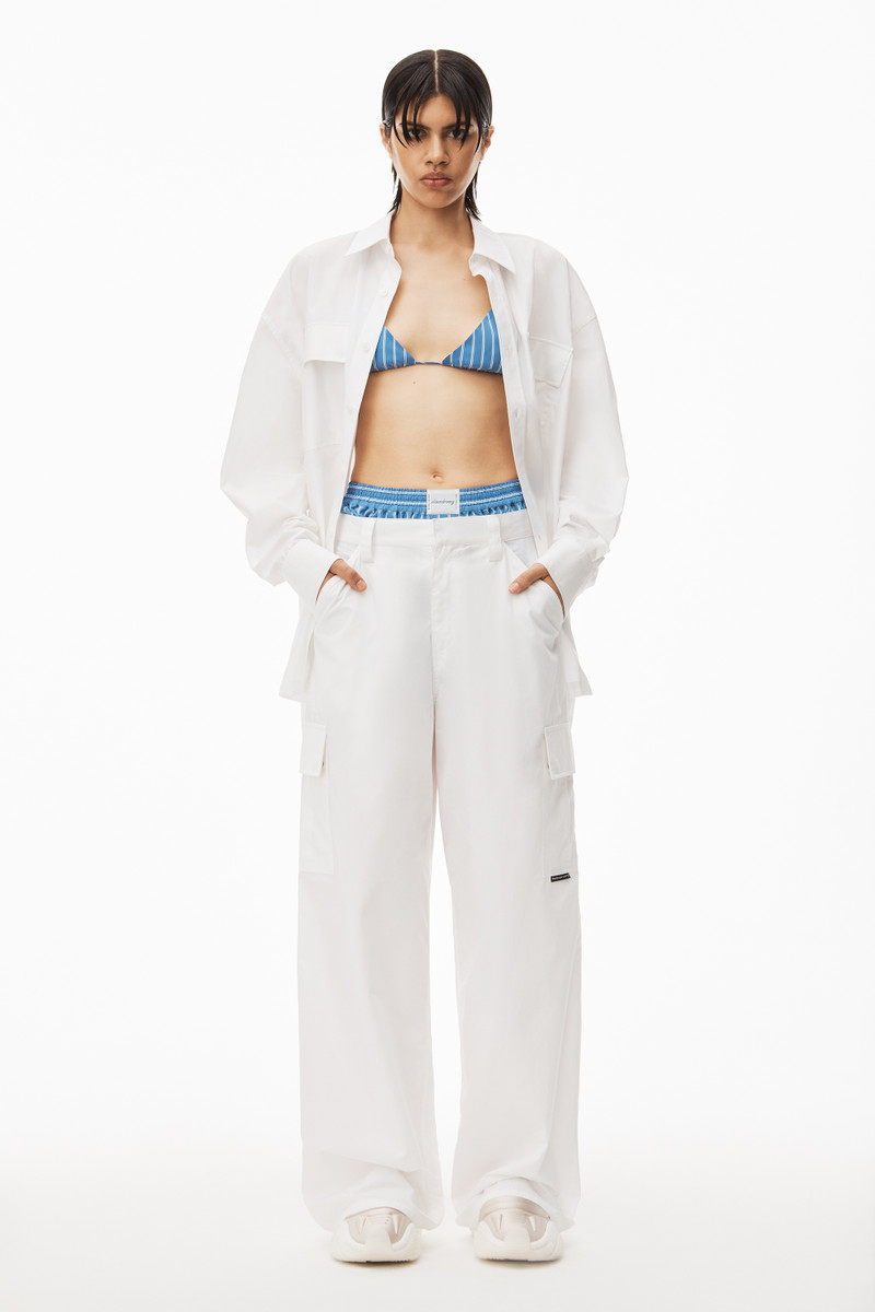 Alexander Wang CARGO PANTS IN COMPACT COTTON outlook