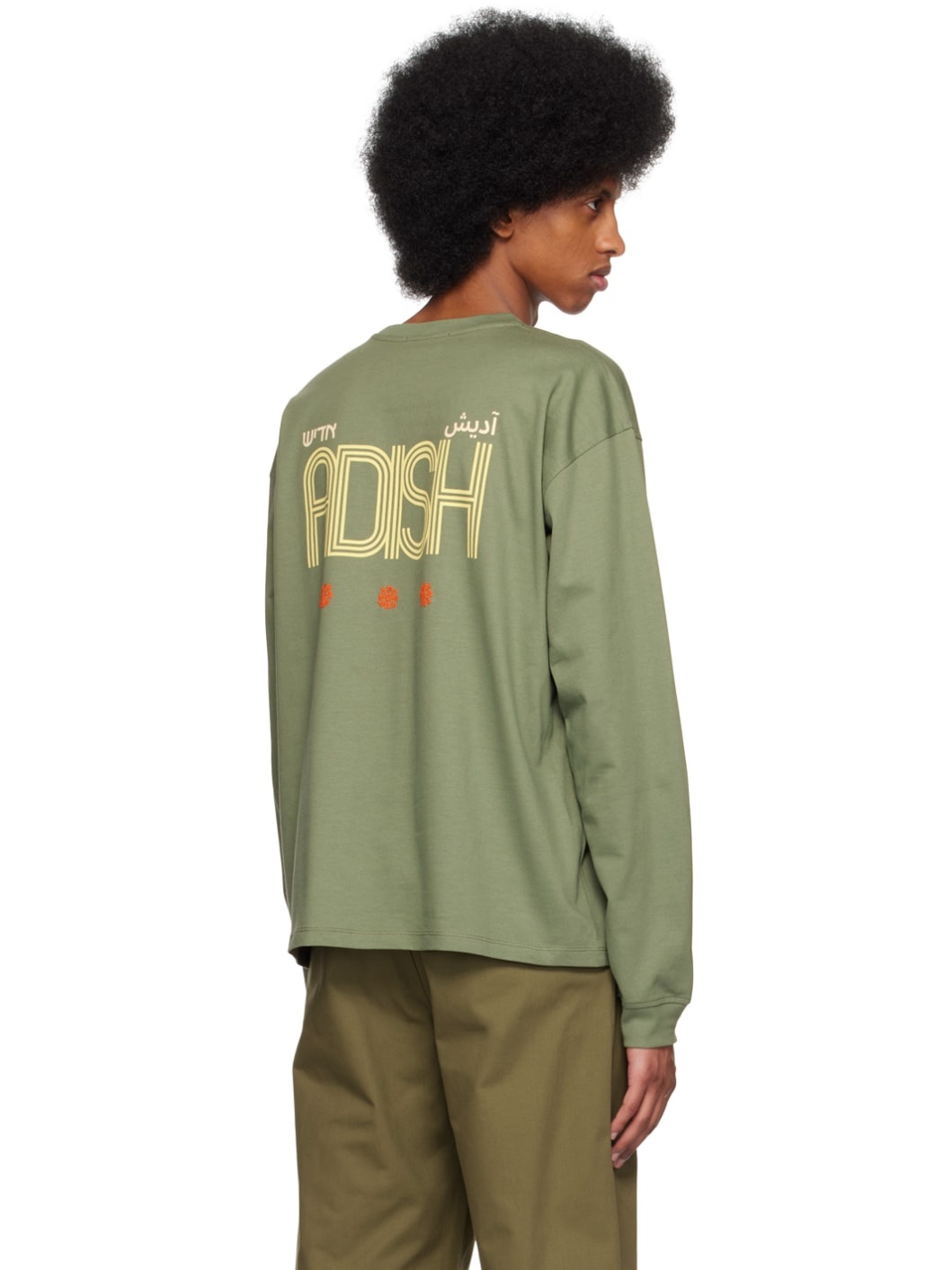 Khaki Zahara Long Sleeve T-Shirt - 3