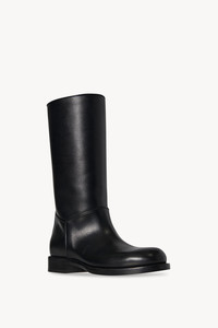 The Row Nobilis Riding Boot in Leather | REVERSIBLE