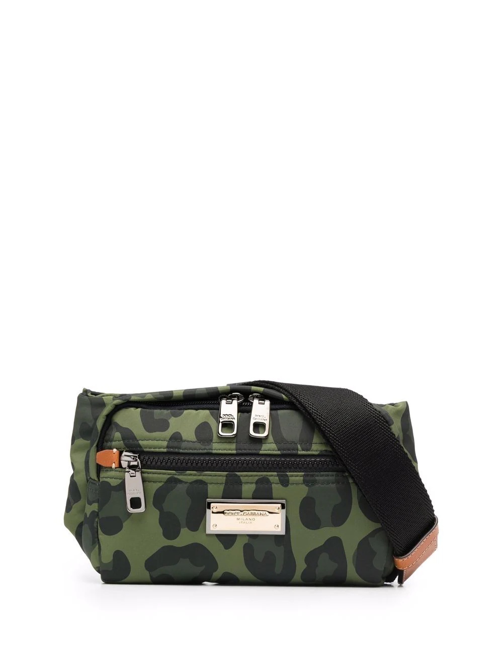 camouflage-print belt bag - 1