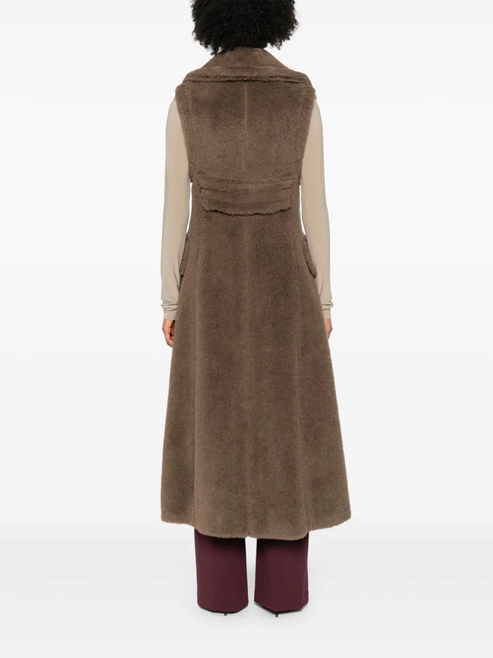 Max Mara Boario Double-breasted Sleeveless Coat - 2