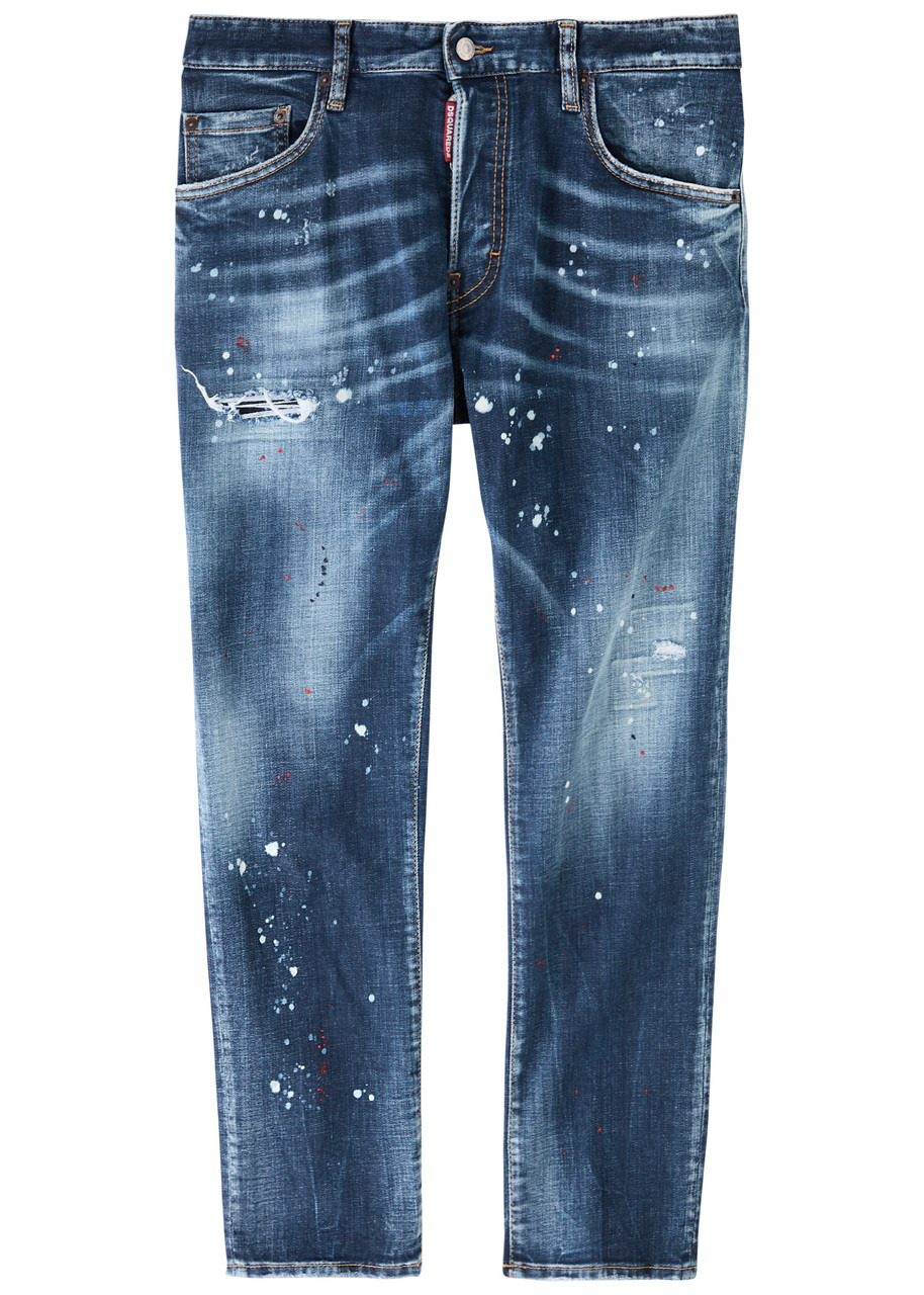 DSQUARED2 Skater Distressed Skinny Jeans - 1