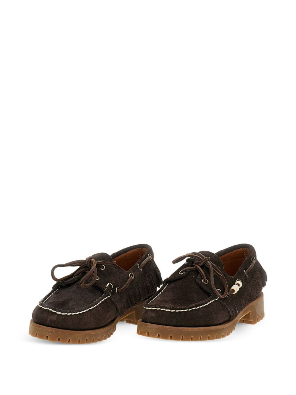 fringed boat shoes - 2
