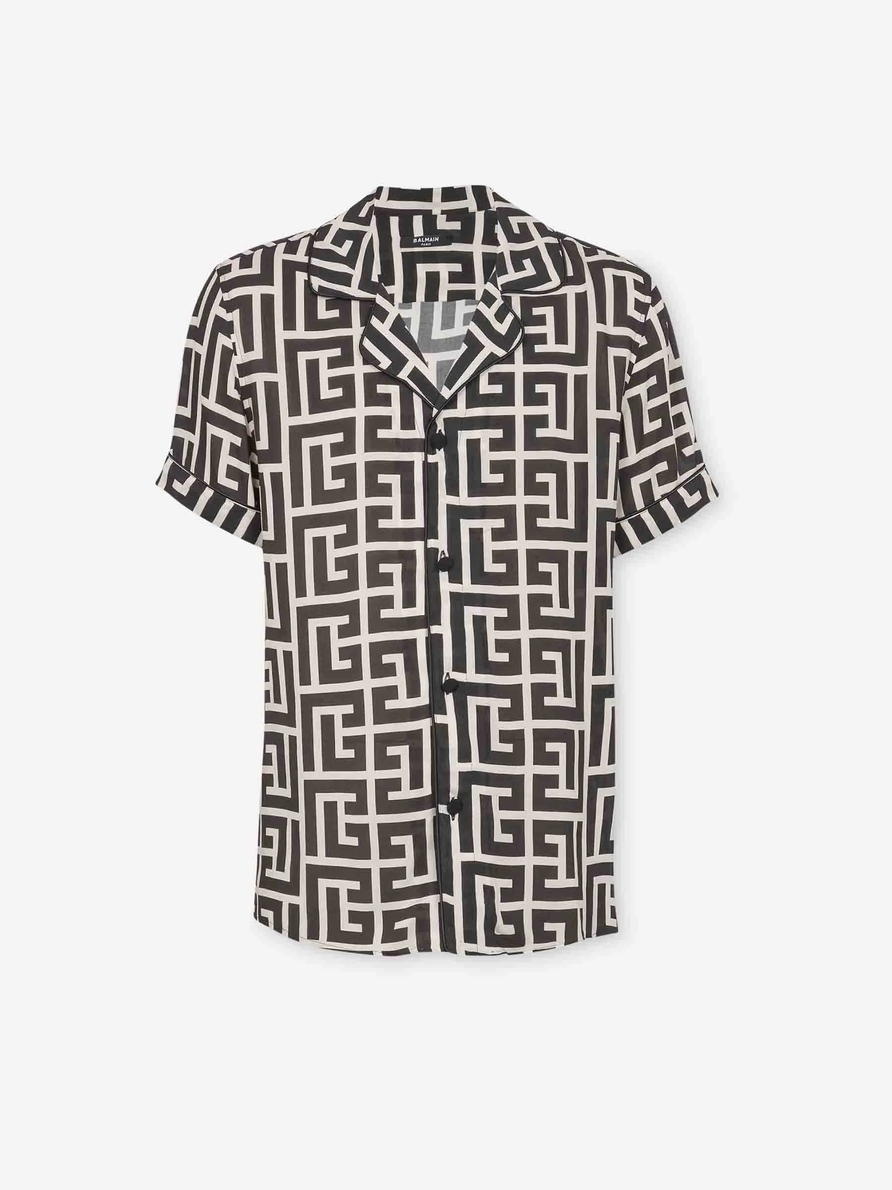 MONOGRAMMED PAJAMA SHIRT - 1