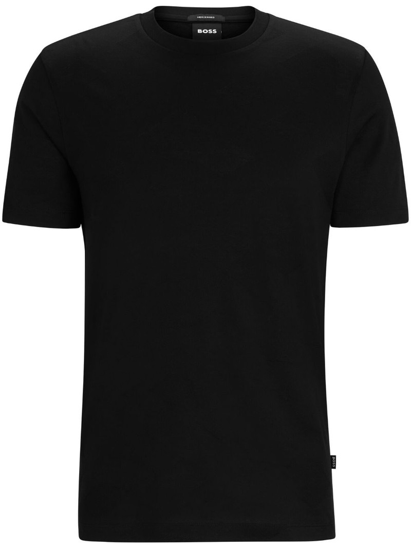monogram-jacquard cotton T-shirt 1