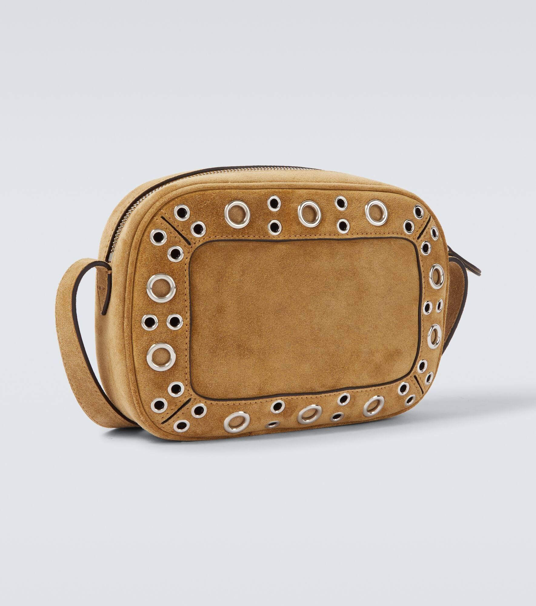 Nellcôte studded suede crossbody bag - 5