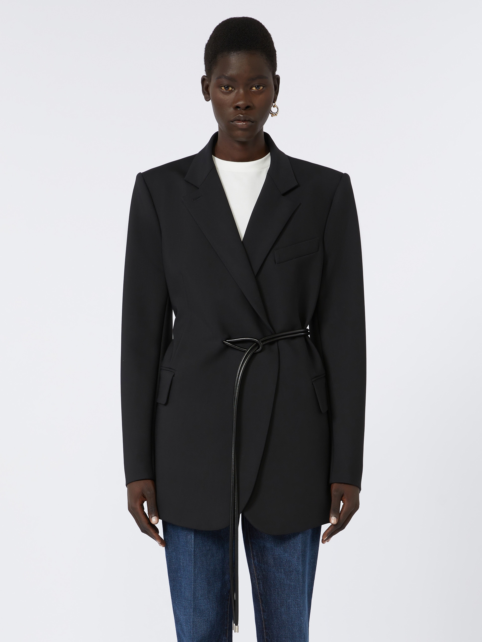 GLASSA Belted blazer - 3