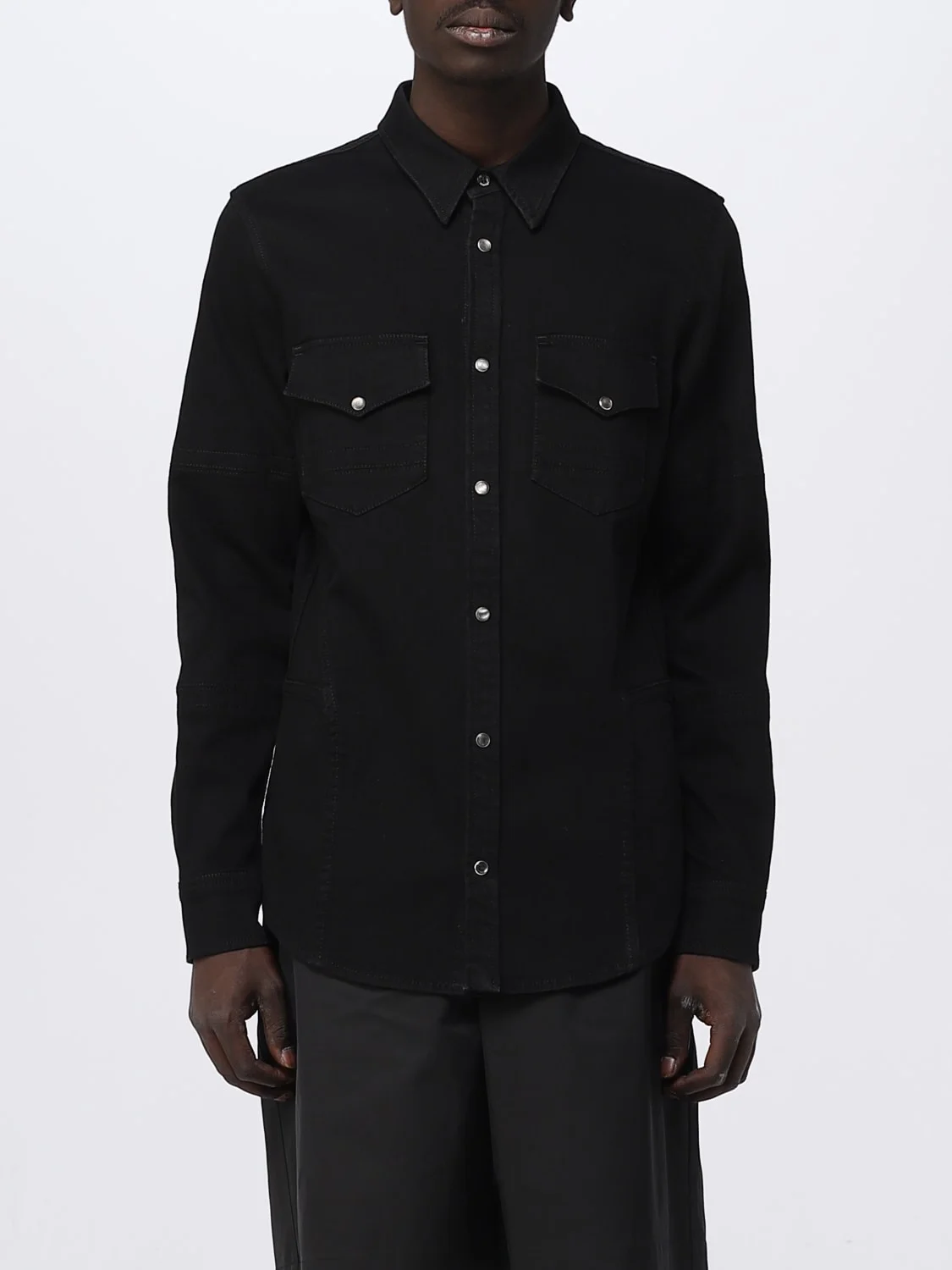 McQueen shirt in stretch denim - 1