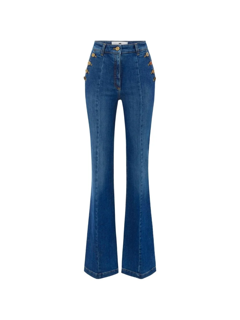 Flared leg denim jeans - 1