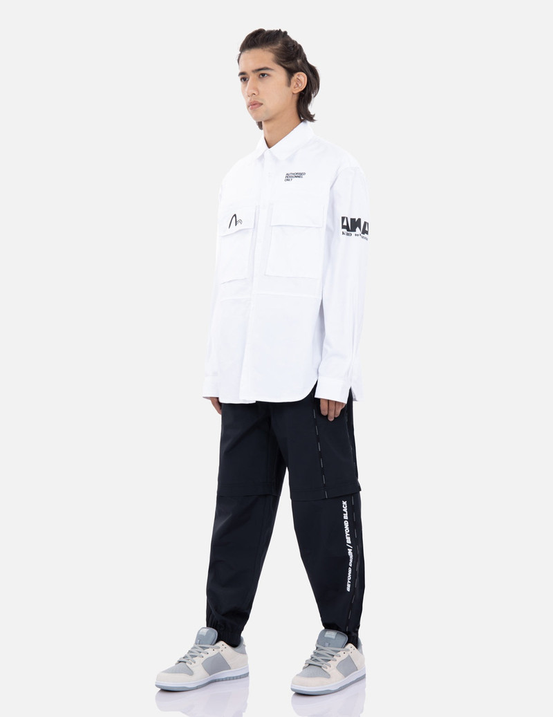 Multi Logo Print Cargo Shirt 3