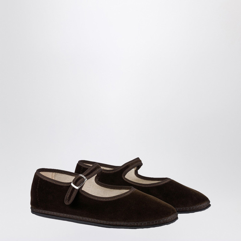 ViBi Venezia Friulane in brown velvet outlook