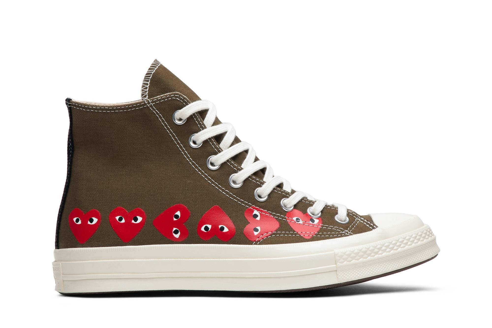 Comme des Garçons Play x Chuck 70 Hi Top 'Multi Heart' - 1