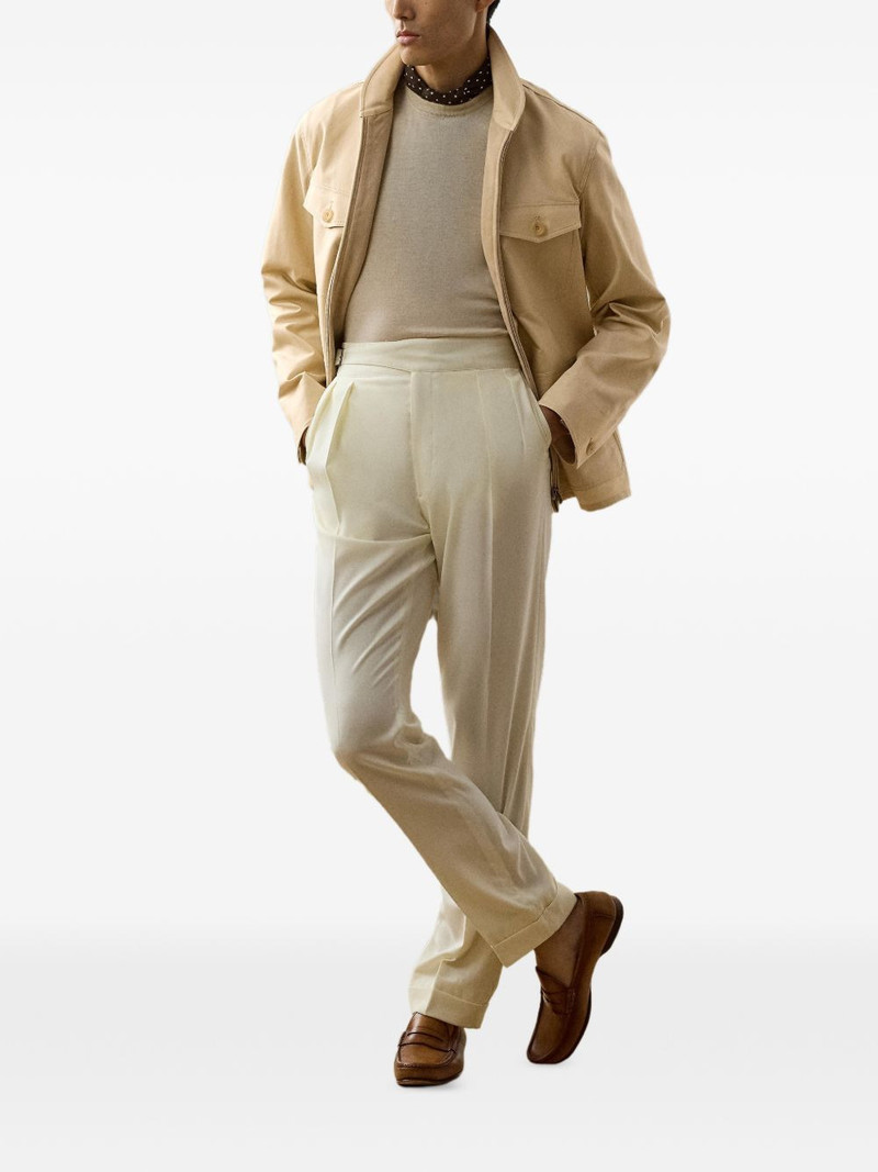 Ralph Lauren Boulton buttoned sateen jacket outlook