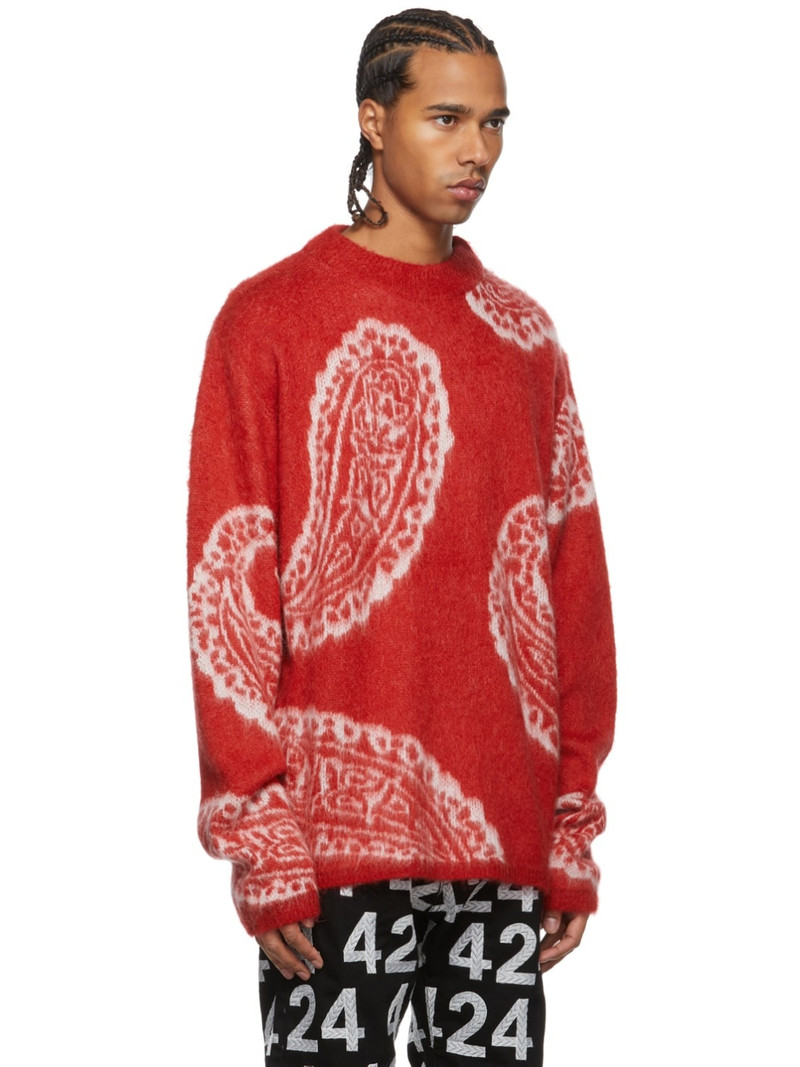 Red Paisley Sweater 2