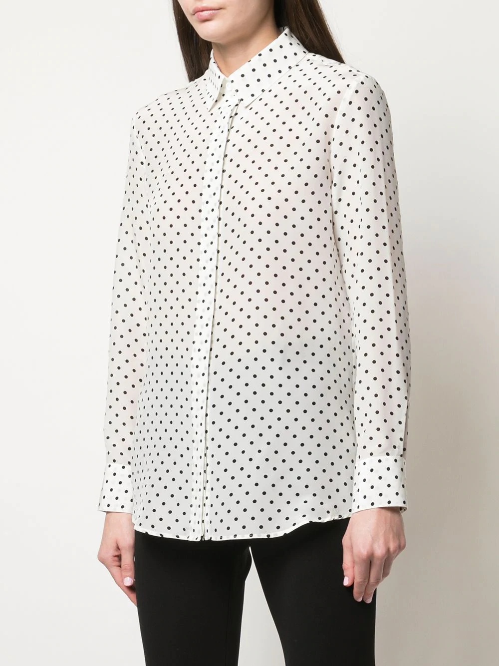 polka dot button up shirt - 3