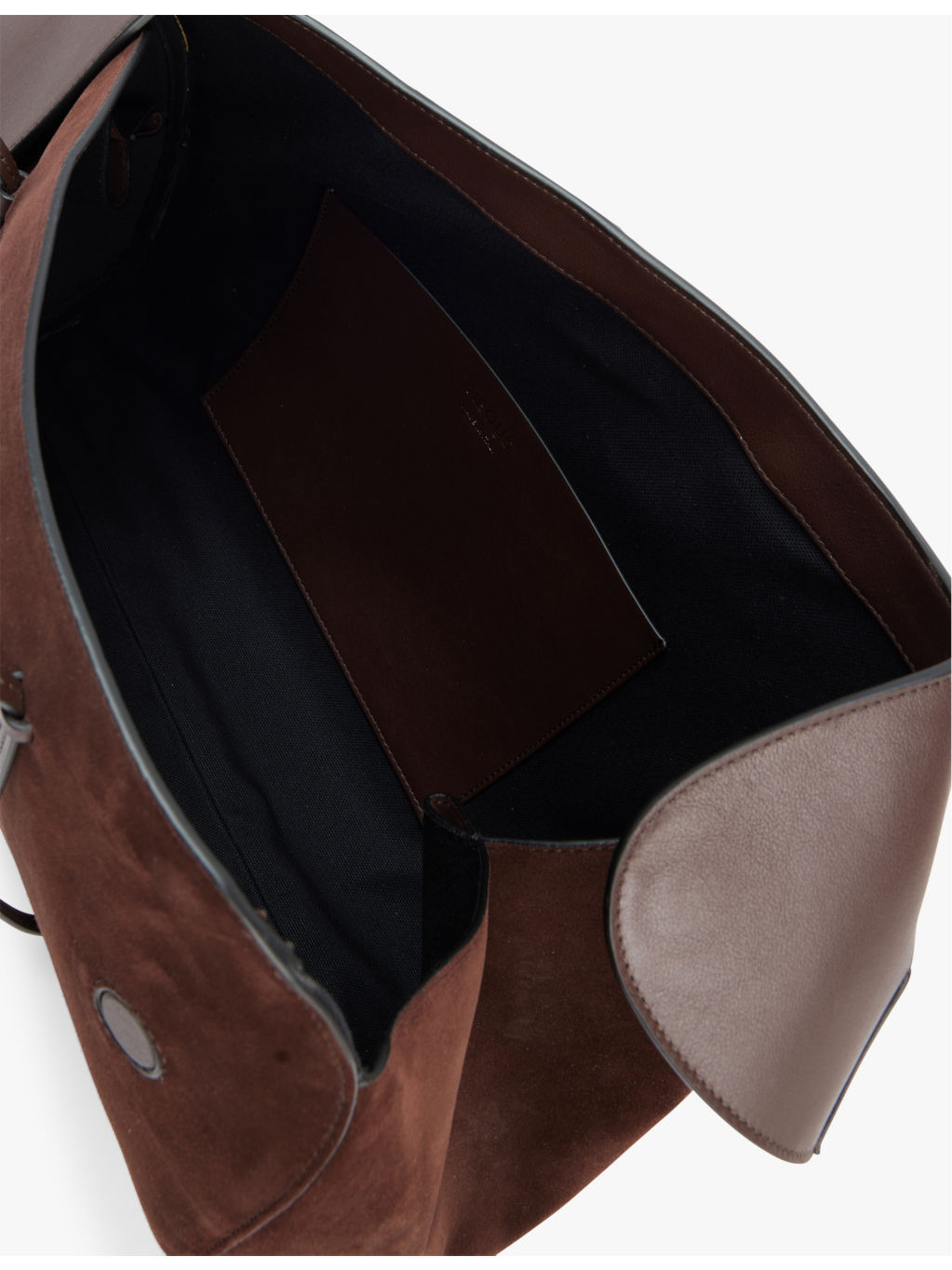 Berenices suede and leather shoulder bag - 5