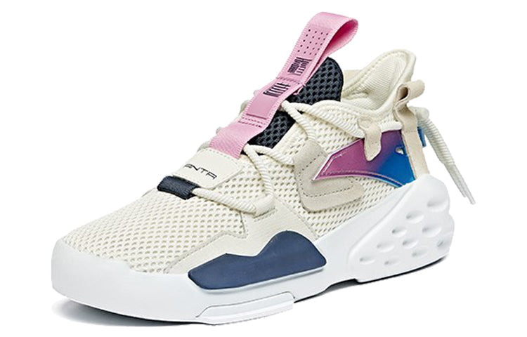 (WMNS) ANTA Shock the Game Low 'White Blue' 122028086-1 - 3