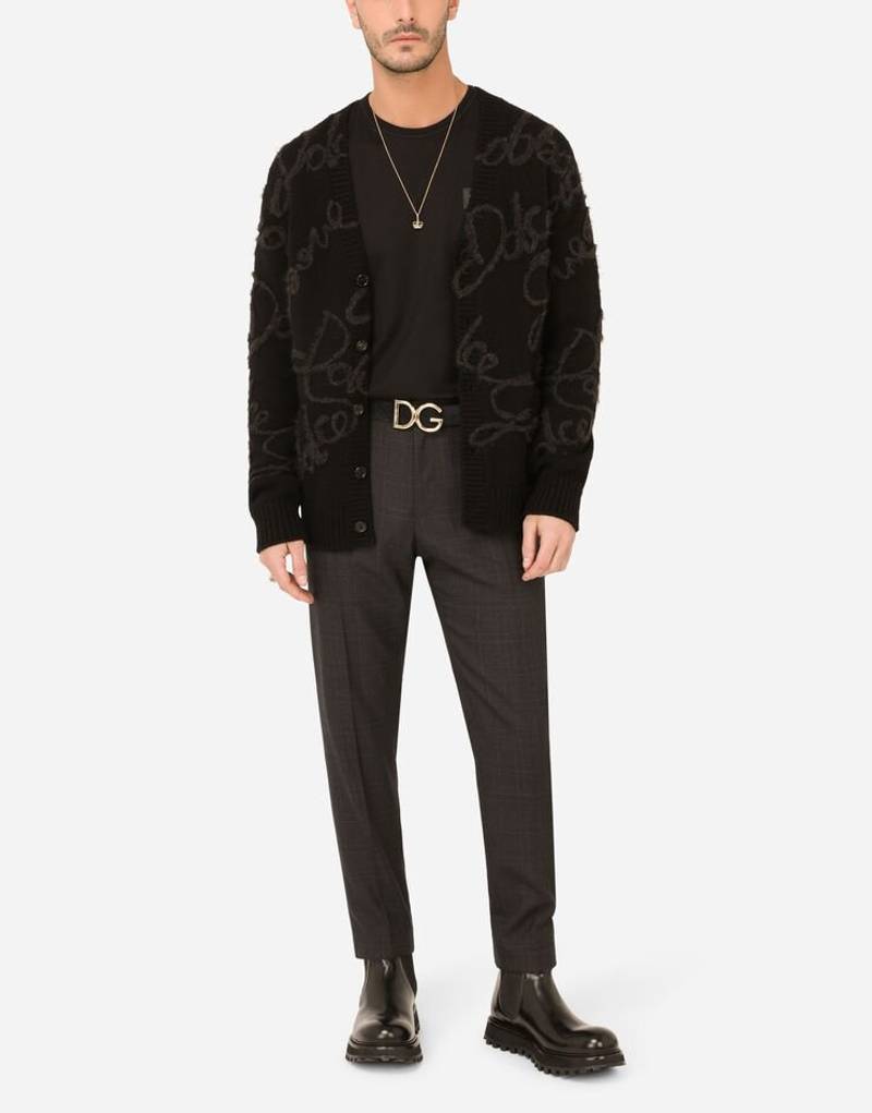 Dolce & Gabbana Cashmere cardigan with Dolce&Gabbana embroidery outlook
